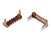 Brass Hardwood <BR>Nailess Sawtooth Hanger <BR> ( 2 in x 5/16 in ) <BR>( 100 ct )