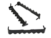 Black Hardwood <BR>Nailess Sawtooth Hanger <BR> ( 1 inch x 1/4 inch ) <BR> ( 100 ct )