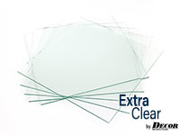 Decor Extra Clear Glass<br>2.5mm - 36x48 - 4 Lites