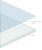 diagram of coating layers on reflection control glass