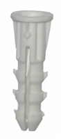 White Anchor - 1"x #6 For 1"x #8 screw </br>10 Pack