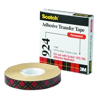 3M 924 ATG Tape <BR> 1/2" x 36 yds