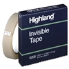 3M Highland Invisible Mending Tape</br> 3/4" x 72 yards <BR> 3" Core