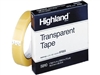 3M Highland Transparent Tape 3/4 in x 72 yds.