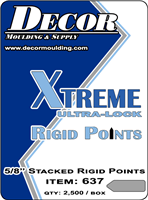 Decor 5/8" Xtreme Ultra-Lock Rigid Framers Points