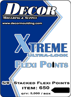 Decor 5/8" Xtreme Ultra-Lock Flexi Framers Points