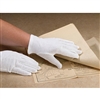 white cotton gloves