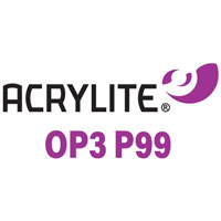 acrylite plexiglas logo with purple emblem