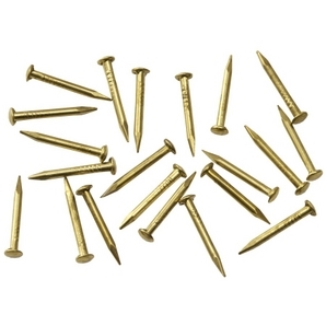 Brass Escutcheon Pins <BR> ( 1/4 x 16 ) <BR> 1 lb. Pkg.