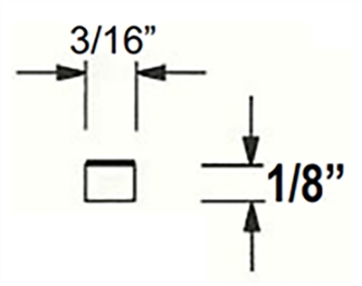 Archival Spacer<BR> Black<BR> Solid <BR> 1/8" (20-5 Foot Pcs/Bundle)