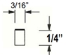 Archival Spacer<BR> Clear <BR> 1/4" 60Ft / Bdl