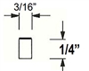 Archival Spacer <BR> Black <BR> 1/4" 60' Bdl