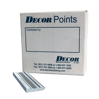 Decor Wax Free Stacked Framers Points  <BR>( 3000 ct )