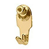 Picture Hangers With Nails  -  Brass Plated
