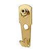 Brass plated picture hangers