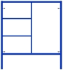 5'W x 6'4"T Mason Scaffold Frame (1-11/16" Ã˜)