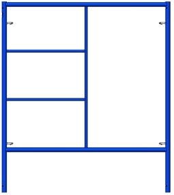 5'W x 6'4"T Mason Scaffold Frame (1-11/16" Ã˜)