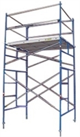 10' Non-Rolling Scaffold Tower w/Adjustable Jacks