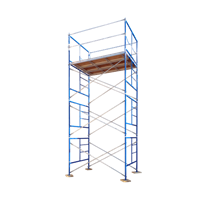 20' Non-Rolling Scaffold Tower w/Adjustable Jacks