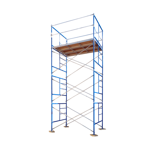 20' Non-Rolling Scaffold Tower w/Adjustable Jacks