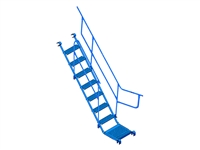 7' Internal Stair Unit w/Handrails (fits 6'4"T Frame)
