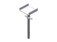 8" x 8" U-Head w/Screw Jack (1-3/8")