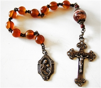 St Anne Pray for Us Chaplet Tenner Rosary