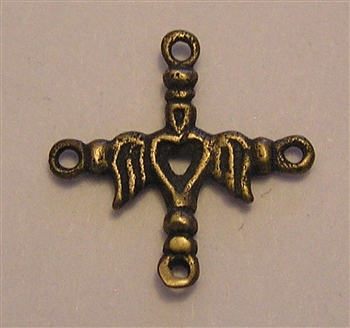 Winged Heart Link Connector 3/4"