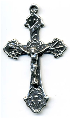Crucifix with Tools 2" - Catholic religious rosary parts in authentic antique and vintage styles with amazing detail. Large collection of crucifixes, centerpieces, and heirloom medals made by hand in California, US.