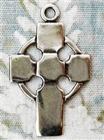 Simple Celtic cross medal 1 1/8" necklace pendant is part of our collection of authentic vintage and antique medal reproductions. Available in bronze and sterling. Perfect to wear concealed, or to showcase as the cutest Celtic cross choker pendant.