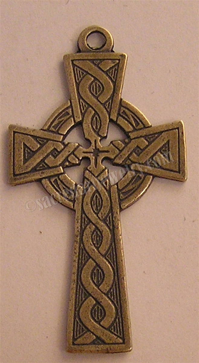 Etched Celtic Cross 1 7/8