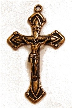 Elegant Mens Crucifix 2"