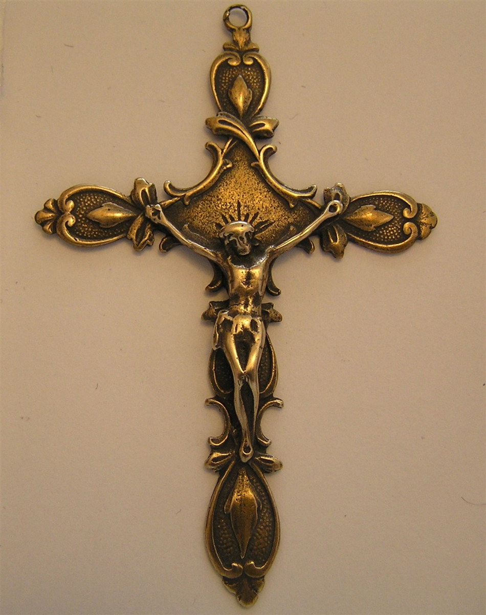 Heavy solid deals ornate Christian cross