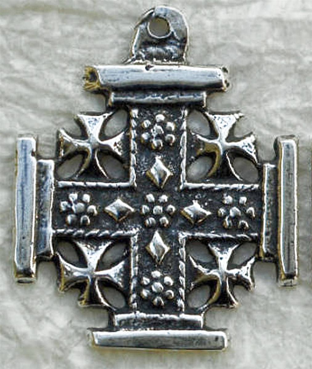 Cross Silver Charm For Bracelet - Small Solid Silver Cross Necklace -  Scarlett Jewellery