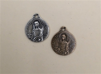 I Am A Catholic Medal 1" - Catholic religious medals in authentic antique and vintage styles with amazing detail. Large collection of heirloom pieces made by hand in California, US. Available in sterling silver and true bronze.