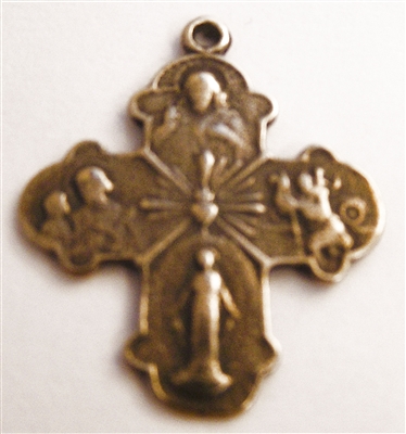 Holy Family Cross Medal 1"