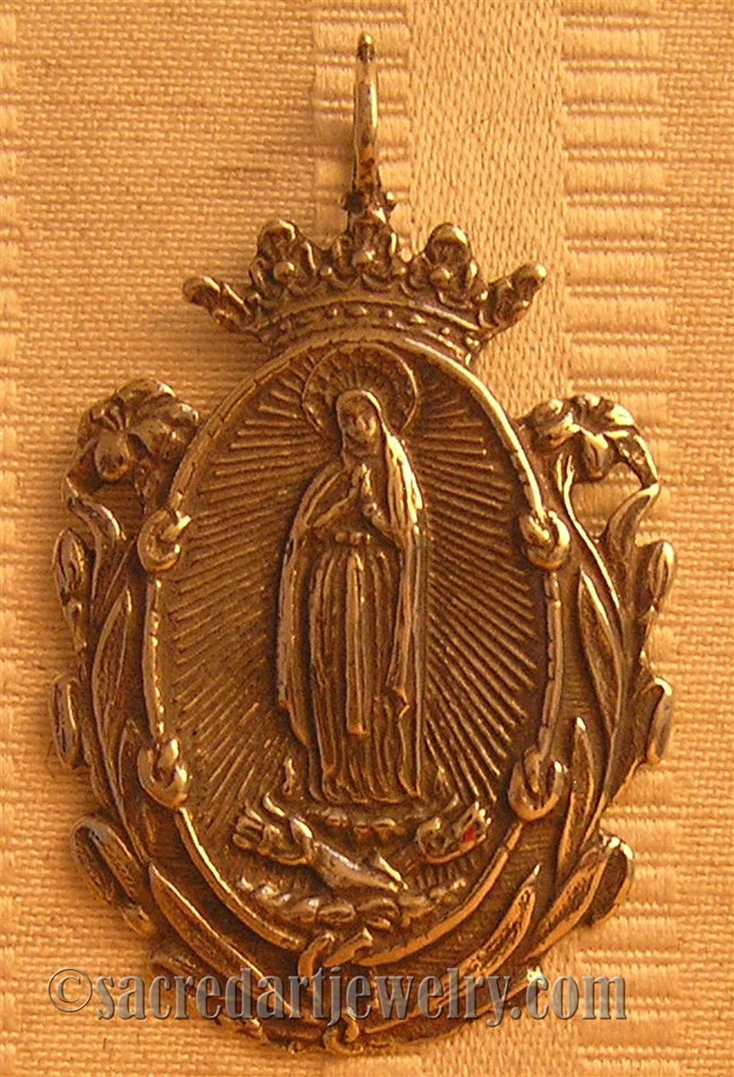 Our Lady of Guadalupe Medal 2 1/4