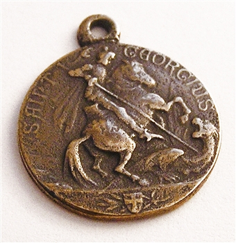 Saint George Medal 7/8"