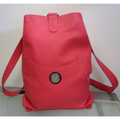 ASMAR Firenze Backpack in Pink Leather