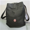 ASMAR Firenze Backpack in Black Leather