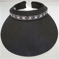 HIGH SPIRITS Clip-On Visor with Jeweled Band