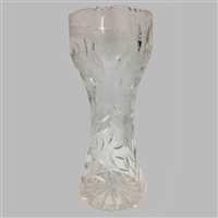 Lead Crystal Daisy Vase