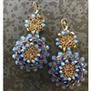 Handmade Couture Crocheted Wire Jewelry Earrings