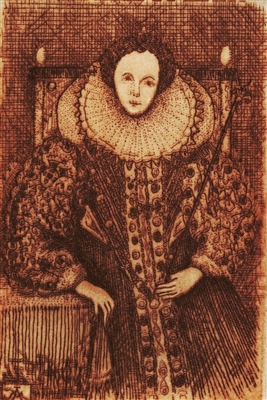 Queen Elizabeth Giclee Print