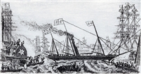 Victorian Steamship Giclee Art Print