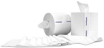Center Pull Towels, White