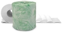 FEATHER SOFT TOILET TISSUE 4.5"X 3.6, 500\2PLY
