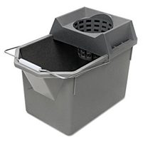 PAIL / STRAINER COMBINATION,  15qt., Gray