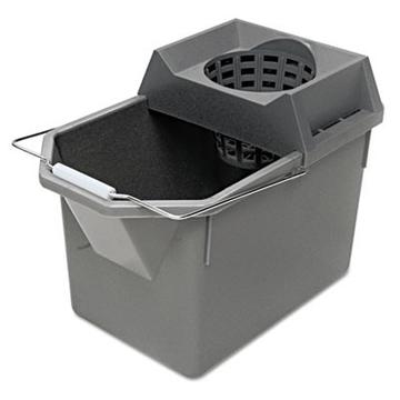 PAIL / STRAINER COMBINATION,  15qt., Gray