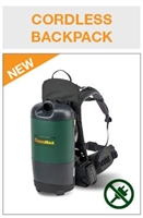 CLEANMAX CORDLESS BACKPACK VACUUM